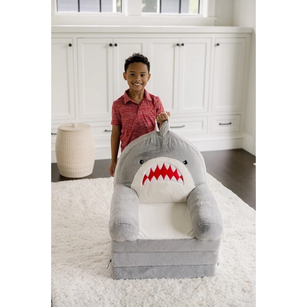 Soft Landing - Elite Seats - Premium Character Sofa Seat & Transformable -Shark - Picture 4 of 9